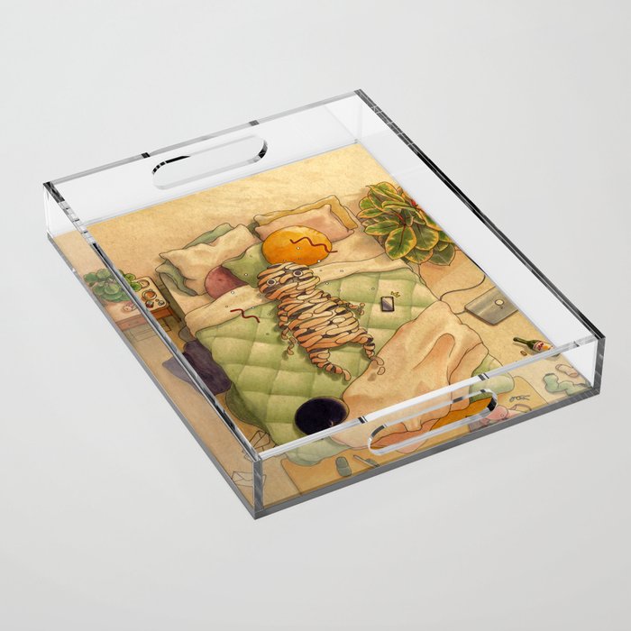 Waking Up Acrylic Tray Gallery Image 1