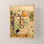 Waking Up Mini Art Print Gallery Image 1