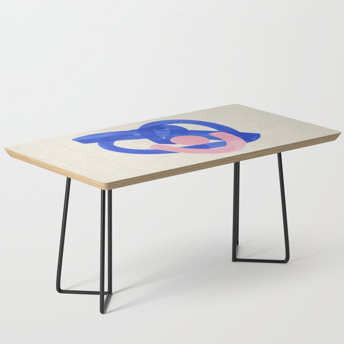 Pink And Blue Round Orbit Coffee Table Gallery Image 1