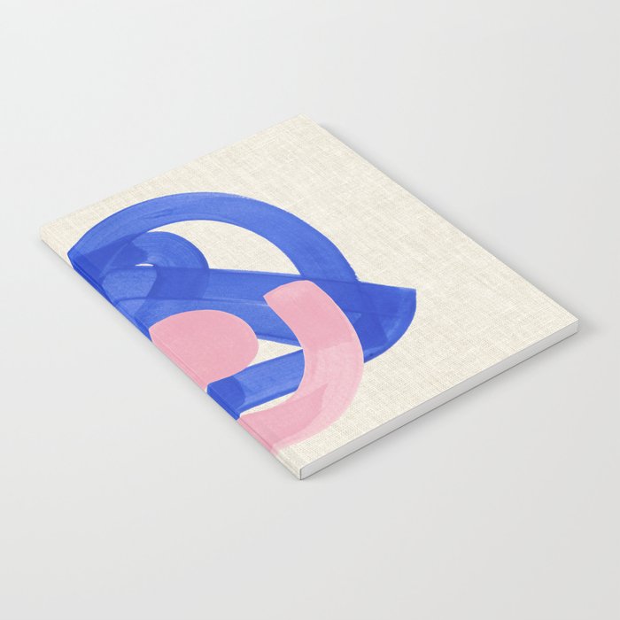 Pink And Blue Round Orbit Notebook Gallery Image 1