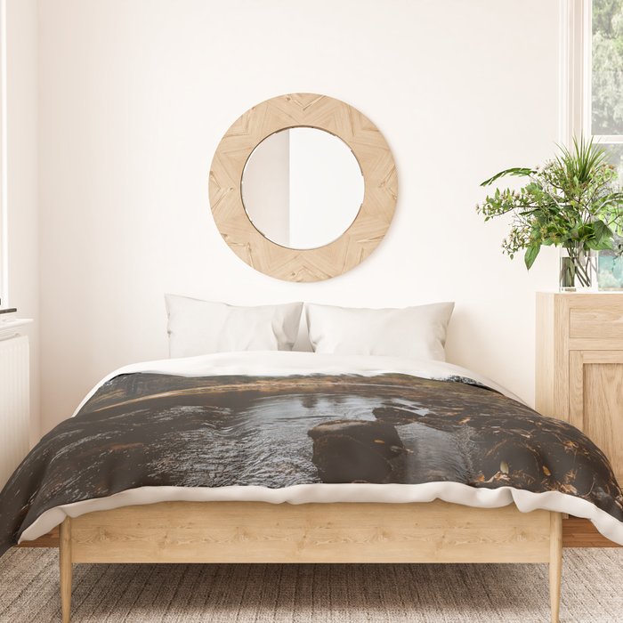 Autumn in Yosemite Duvet Cover Gallery Image 3