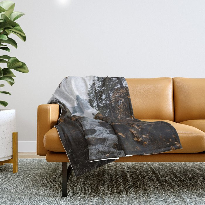 Autumn in Yosemite Throw Blanket Gallery Image 1