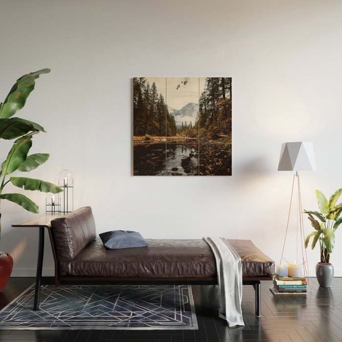 Autumn in Yosemite Wood Wall Art Gallery Image 2