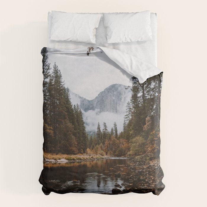 Autumn in Yosemite Duvet Cover Gallery Image 6