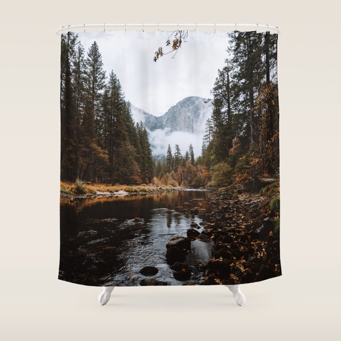 Autumn in Yosemite Shower Curtain Gallery Image 1