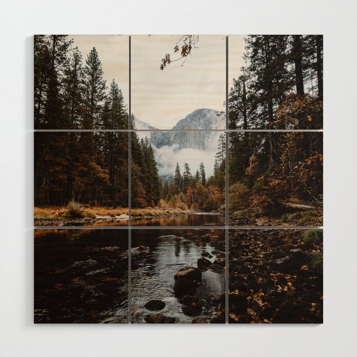 Autumn in Yosemite Wood Wall Art Gallery Image 1