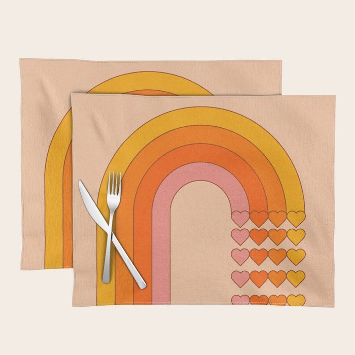 Sweetheart Rainbow Placemat Gallery Image 1