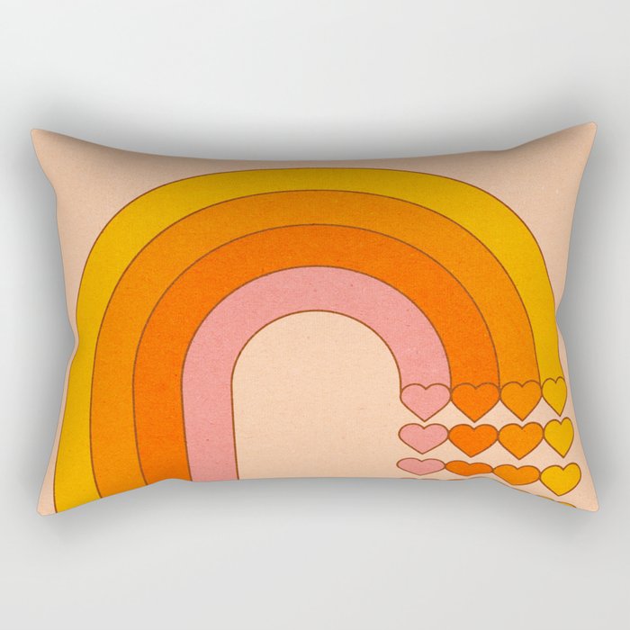 Sweetheart Rainbow Rectangular Pillow Gallery Image 2