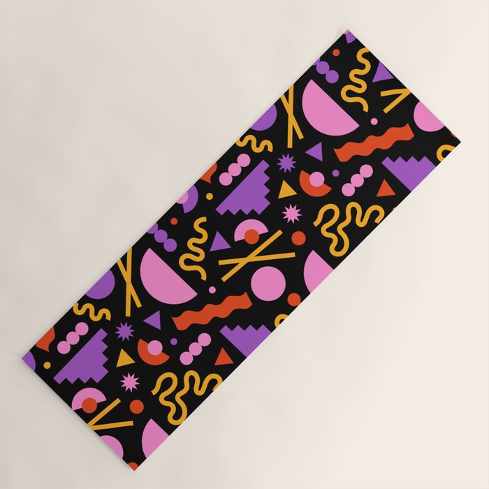 Purple ramen Yoga Mat Gallery Image 1