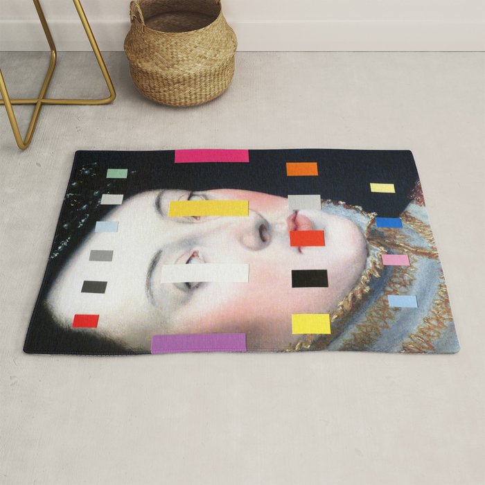 Portrait With A Spectrum 4 Rug Gallery Image 1