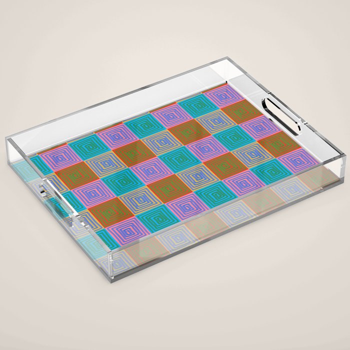 Tassellation Dreams 1 Acrylic Tray Gallery Image 1