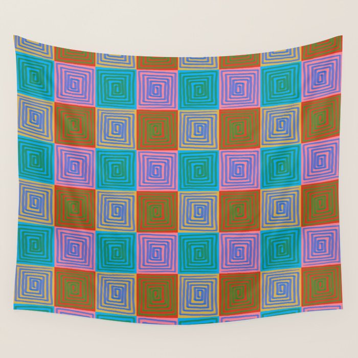 Tassellation Dreams 1 Wall Tapestry Gallery Image 1