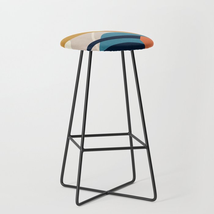 Abstract Art 44 Stool Gallery Image 1