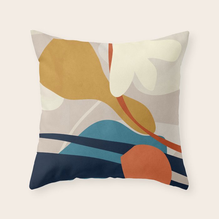 Abstract Art 44 Throw Pillow Gallery Image 1