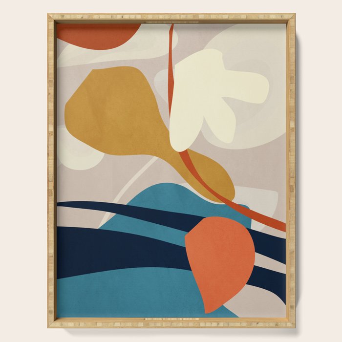 Abstract Art 44 Serving Tray Gallery Image 1