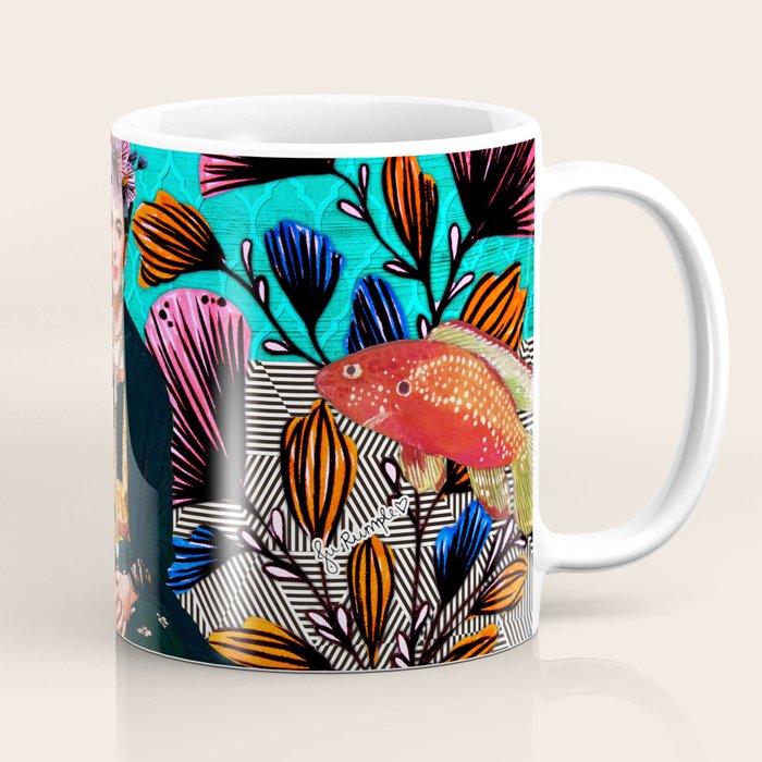 Frida´s secret smile Coffee Mug Gallery Image 1