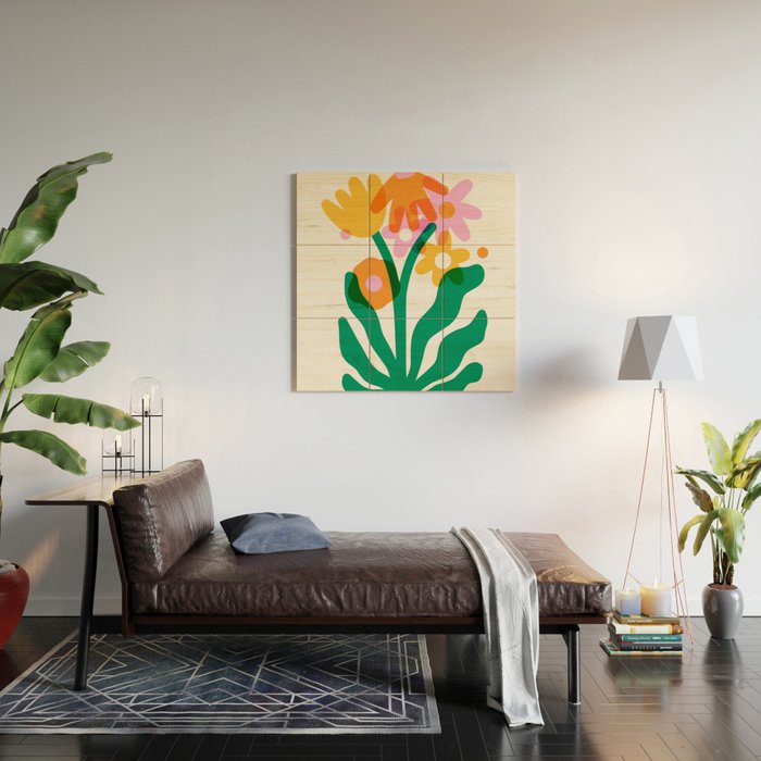 Garden in Bloom Matisse Wood Wall Art Gallery Image 2