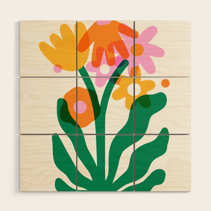 Garden in Bloom Matisse Wood Wall Art Gallery Image 1