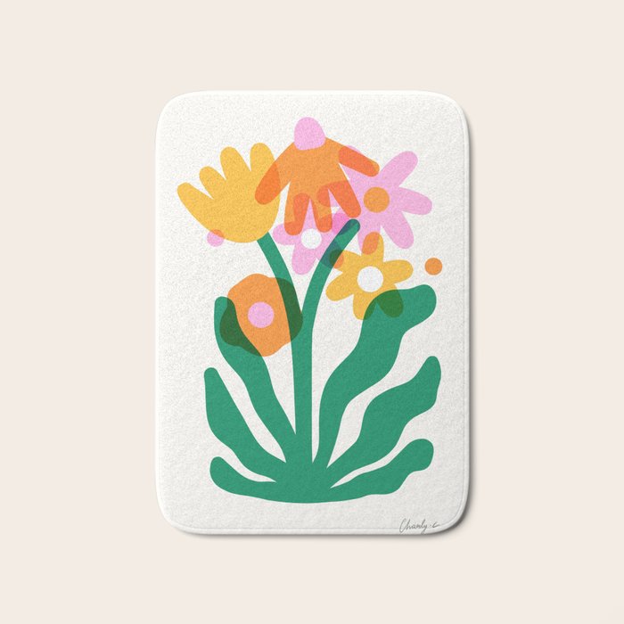 Garden in Bloom Matisse Bath Mat Gallery Image 1