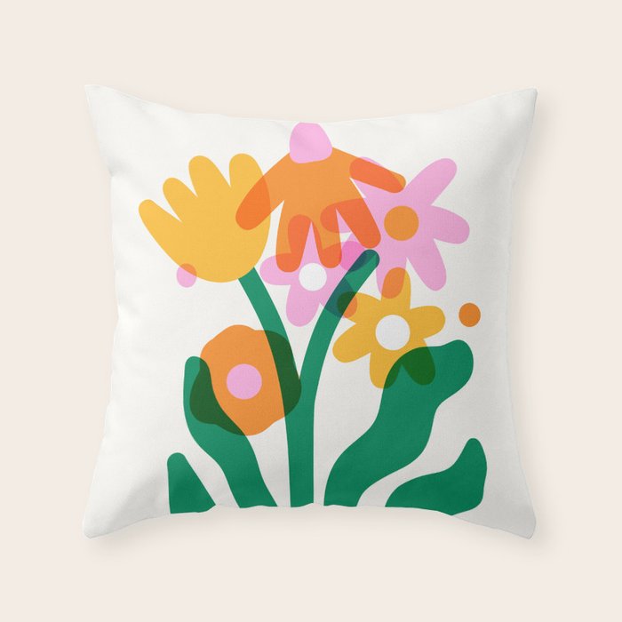 Garden in Bloom Matisse Throw Pillow Gallery Image 6