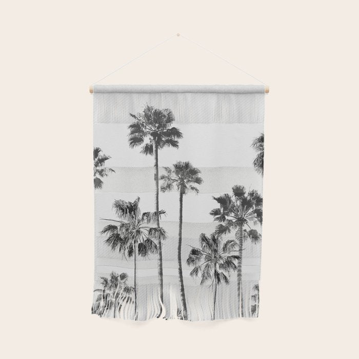 Black & White Palms 3 Wall Hanging Gallery Image 1