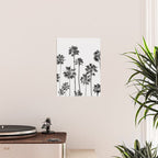 Black & White Palms 3 Poster Gallery Image 2