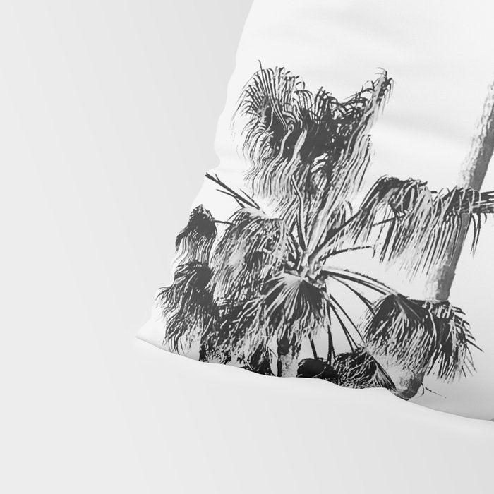 Black & White Palms 3 Pillow Sham Gallery Image 4