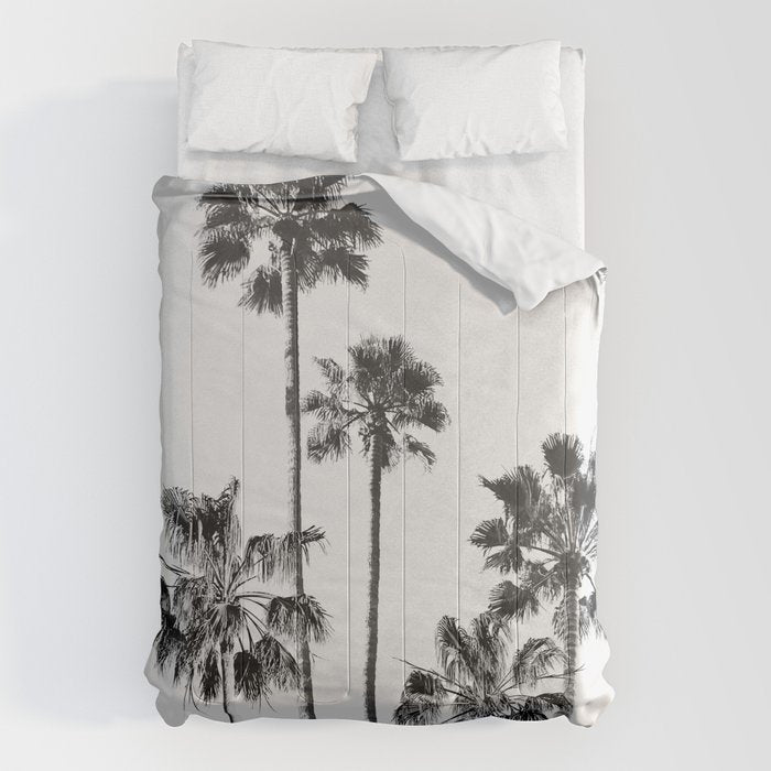 Black & White Palms 3 Comforter Gallery Image 1
