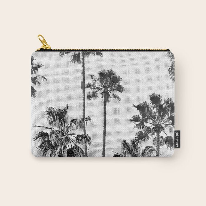 Black & White Palms 3 Carry All Pouch Gallery Image 1