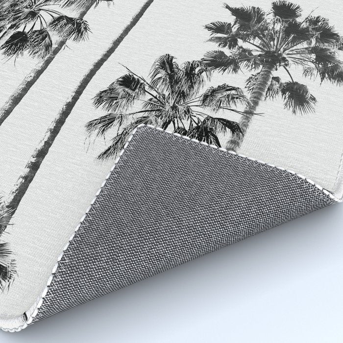 Black & White Palms 3 Rug Gallery Image 4