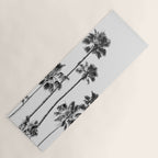 Black & White Palms 3 Yoga Mat Gallery Image 1