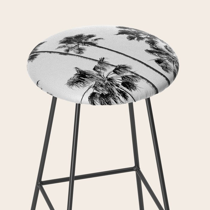 Black & White Palms 3 Stool Gallery Image 2