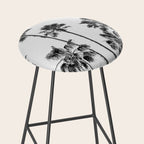 Black & White Palms 3 Stool Gallery Image 2