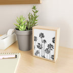 Black & White Palms 3 Mini Art Print Gallery Image 2