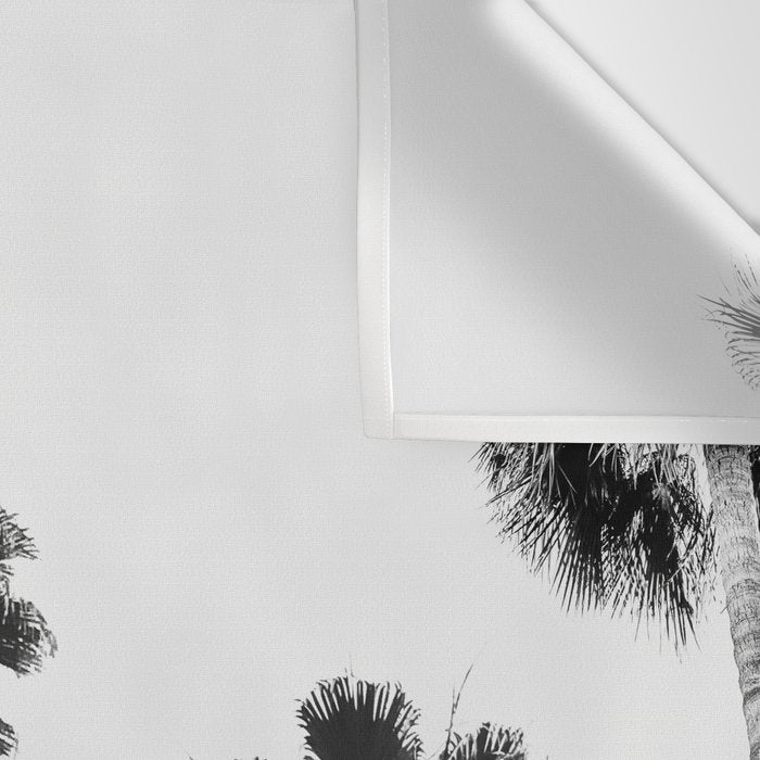 Black & White Palms 3 Wall Tapestry Gallery Image 3