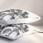 Black & White Palms 3 Pillow Sham Gallery Image 3