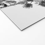 Black & White Palms 3 Welcome Mat Gallery Image 2