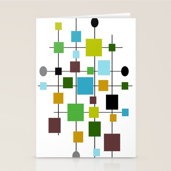 Mid-Century Modern Art 1.3.2 Stationery Card Gallery Image 1