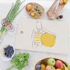 Summer ready - line drawing Cutting Board Gallery Image 2