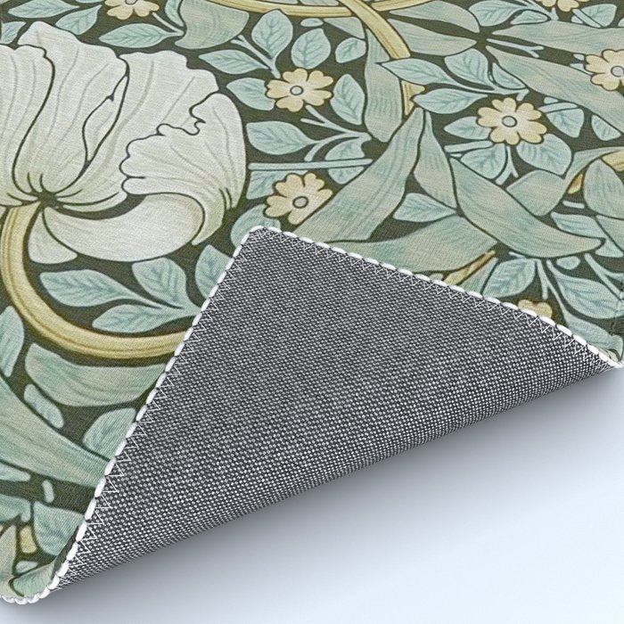 William Morris - Pimpernel Art Print, Vintage Museum Exhibition Art, Botanical Floral Pattern Rug Gallery Image 4