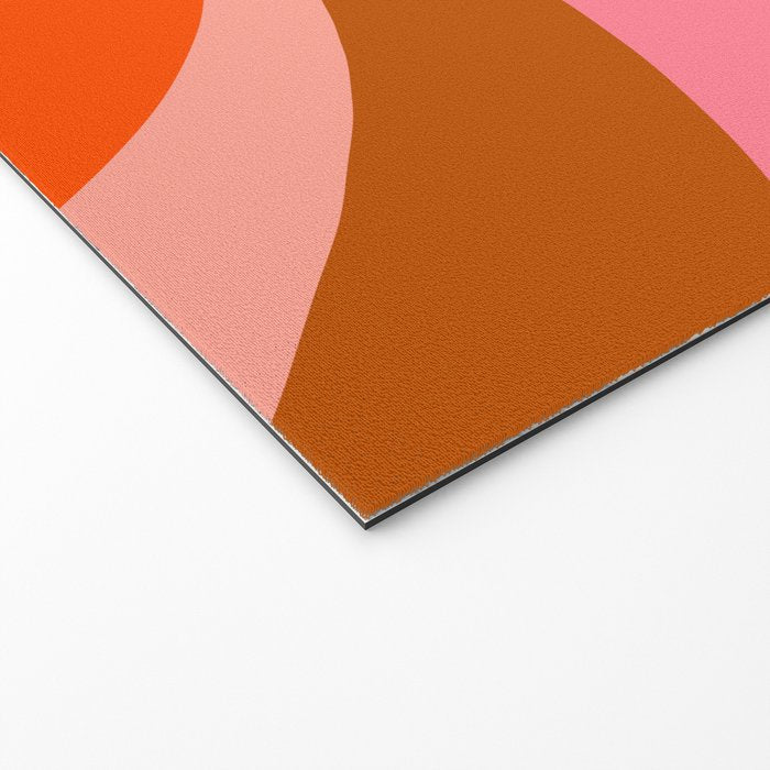 Sunshine Swirl - Retro Ochre Welcome Mat Gallery Image 2