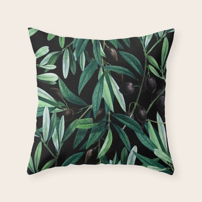 Olive Throw Pillow Gallery Image 6