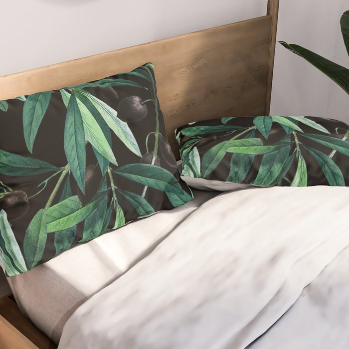 Olive Pillow Sham Gallery Image 2