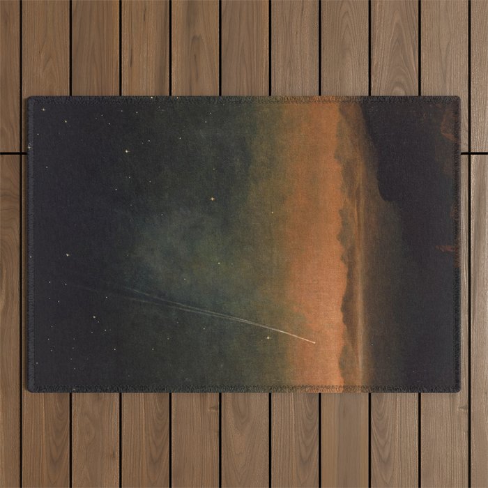 Smyth - The Great Comet of 1843 Sunset Magical Stars Outdoor Rug Gallery Image 1
