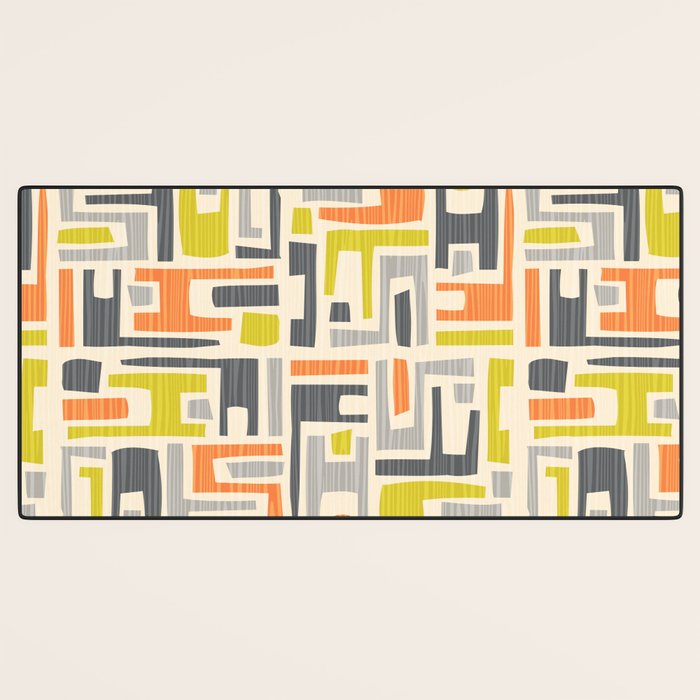Mid Century Modern 58.1 Desk Mat Gallery Image 3