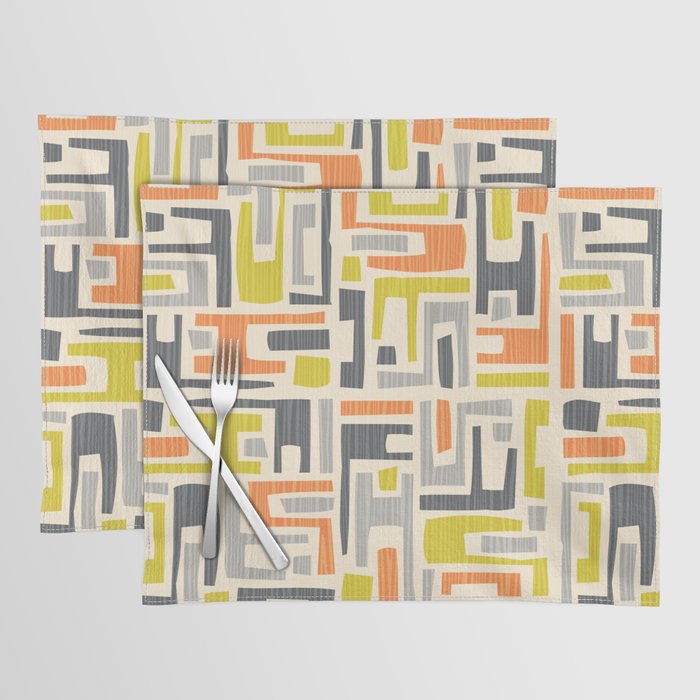 Mid Century Modern 58.1 Placemat Gallery Image 1
