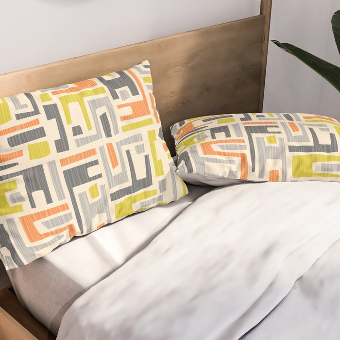 Mid Century Modern 58.1 Pillow Sham Gallery Image 2