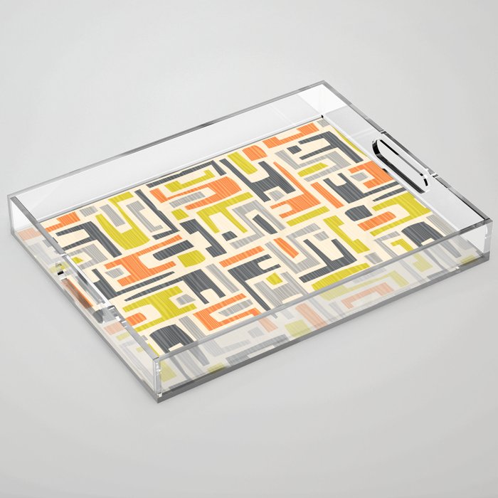 Mid Century Modern 58.1 Acrylic Tray Gallery Image 1