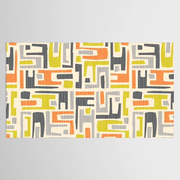 Mid Century Modern 58.1 Tablecloth Gallery Image 2