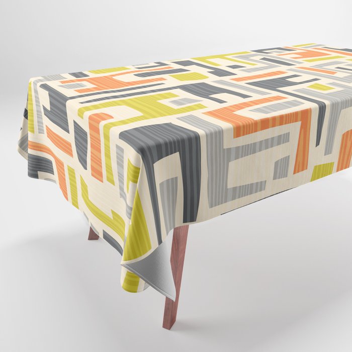 Mid Century Modern 58.1 Tablecloth Gallery Image 1